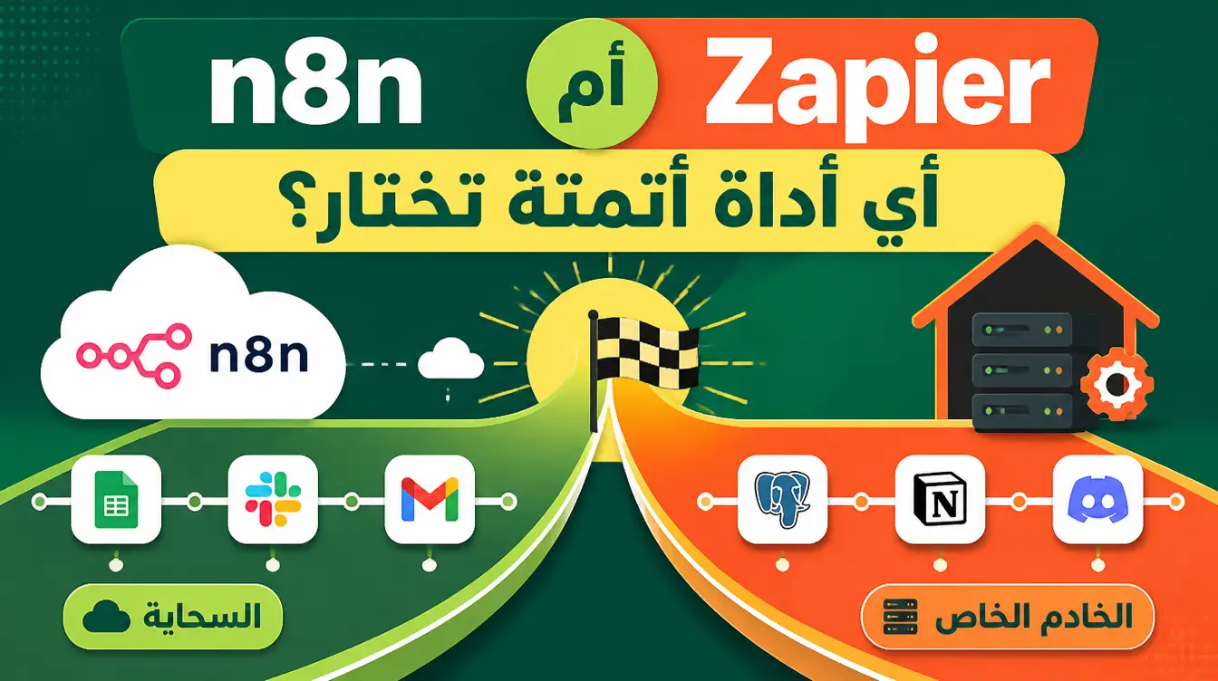 n8n أم Zapier: أي أداة أتمتة تستخدم فعلًا؟