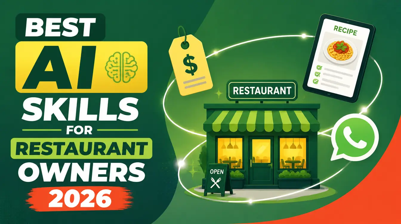 The Best AI Skills for Restaurant Owners in 2026: Menus, Costs, and Orders