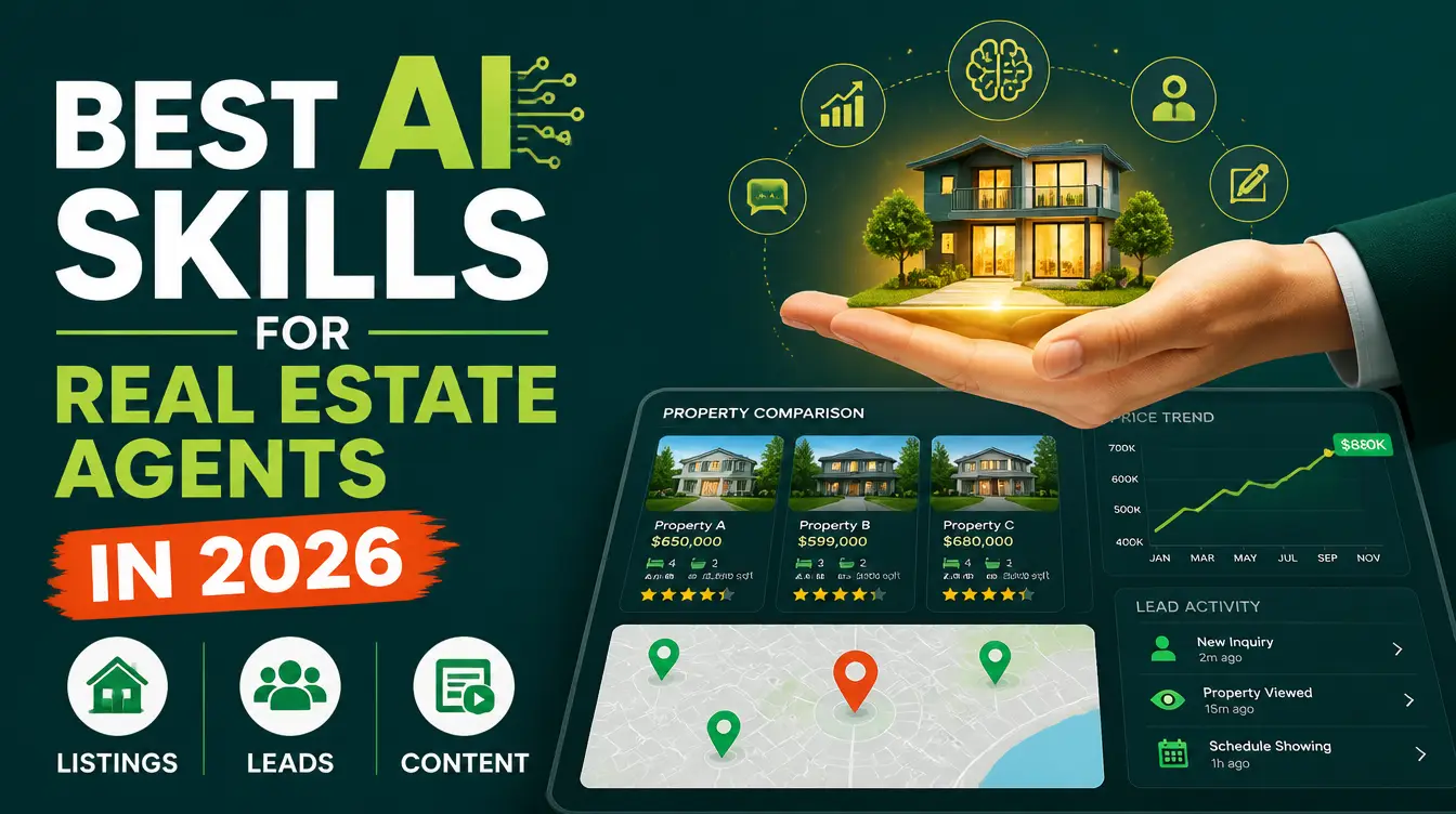 Best AI Skills for Real Estate Agents in 2026 (Listings, Leads, Content)