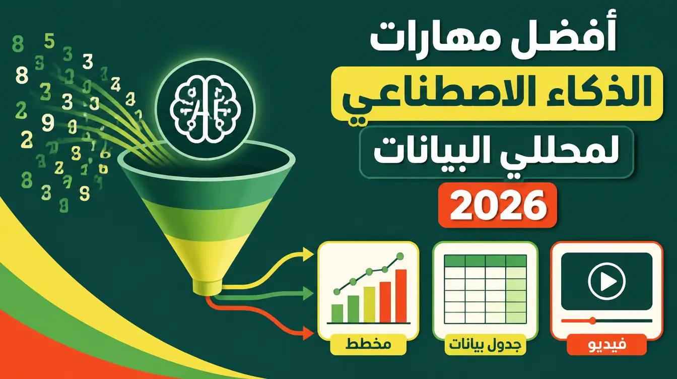 أفضل مهارات الذكاء الاصطناعي لمحللي البيانات في 2026
