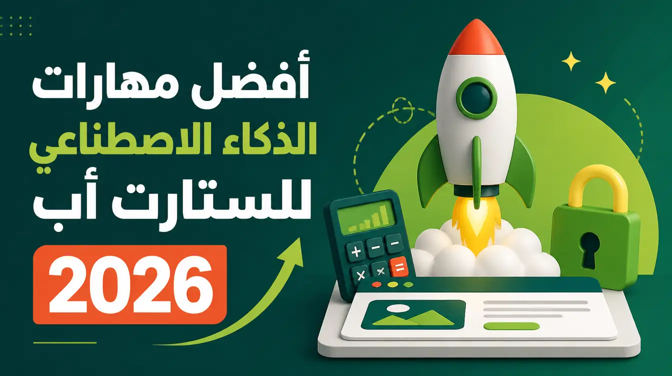 أفضل مهارات الذكاء الاصطناعي للستارت أب والمؤسسين في 2026
