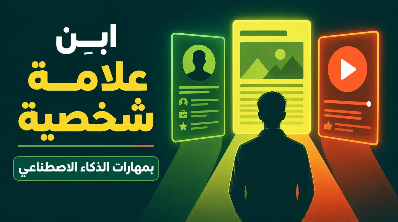 كيف تبني علامة شخصية بمهارات الذكاء الاصطناعي في 2026؟