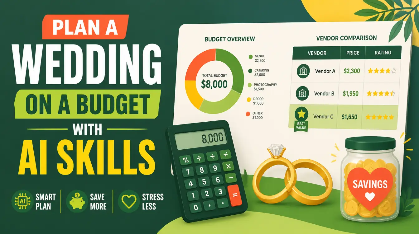 How to Plan a Wedding on a Budget with AI Skills