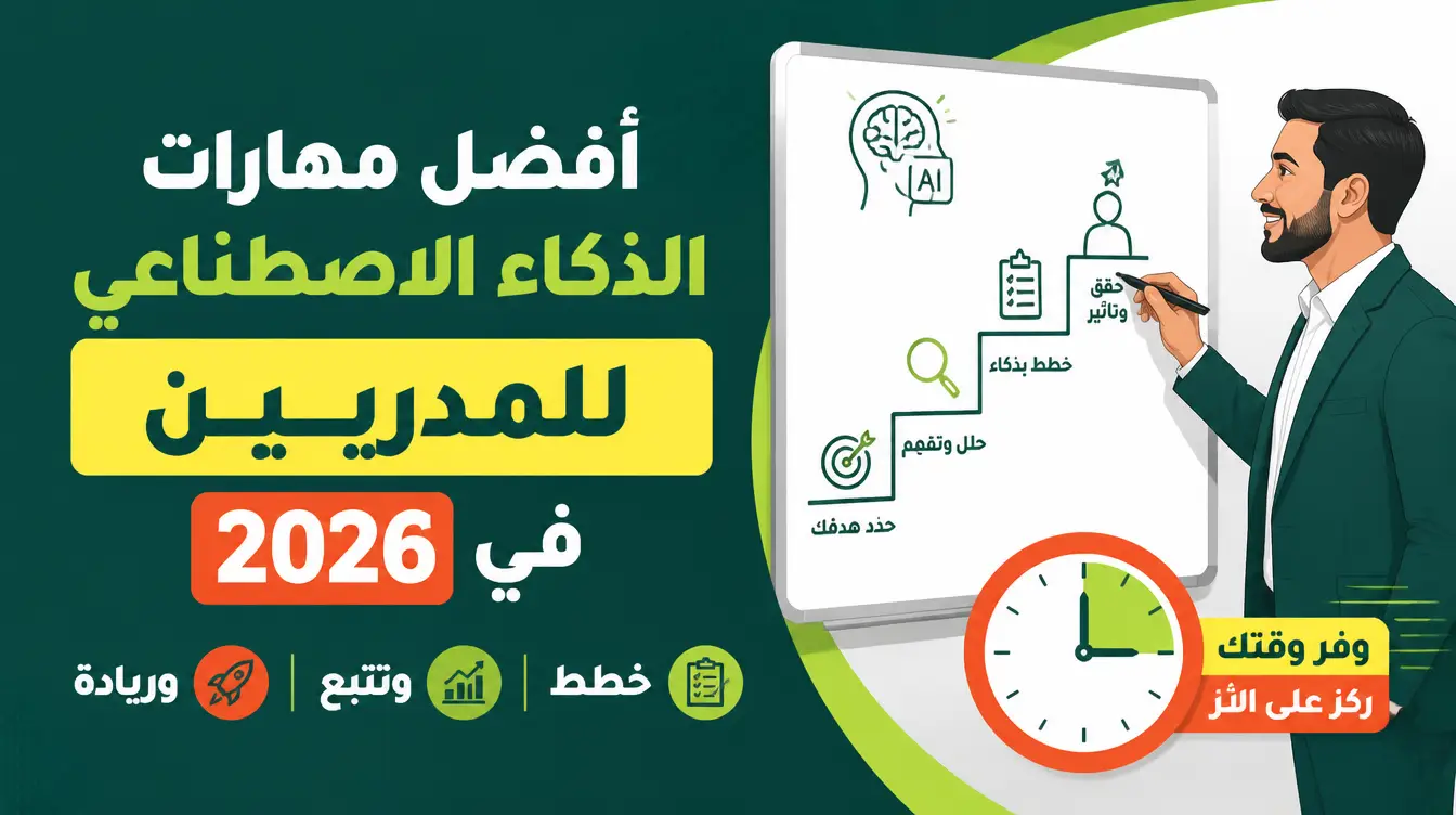 أفضل مهارات الذكاء الاصطناعي للمدربين في 2026 (خطط وتتبع وريادة)