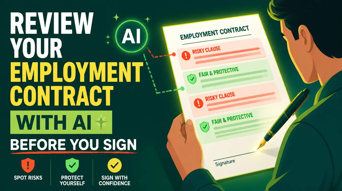 Before You Sign: How to Review an Employment Contract with AI