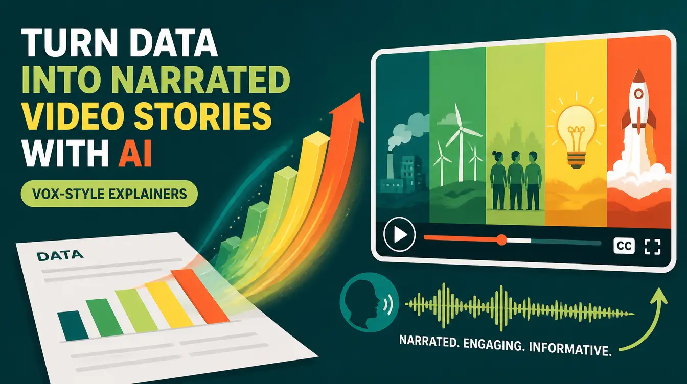 How to Turn Data into a Video Story with AI (Vox-Style Explainers)