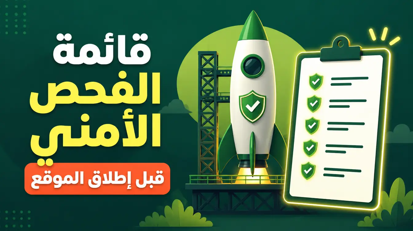 قائمة الفحص الأمني التي تجريها قبل إطلاق موقعك