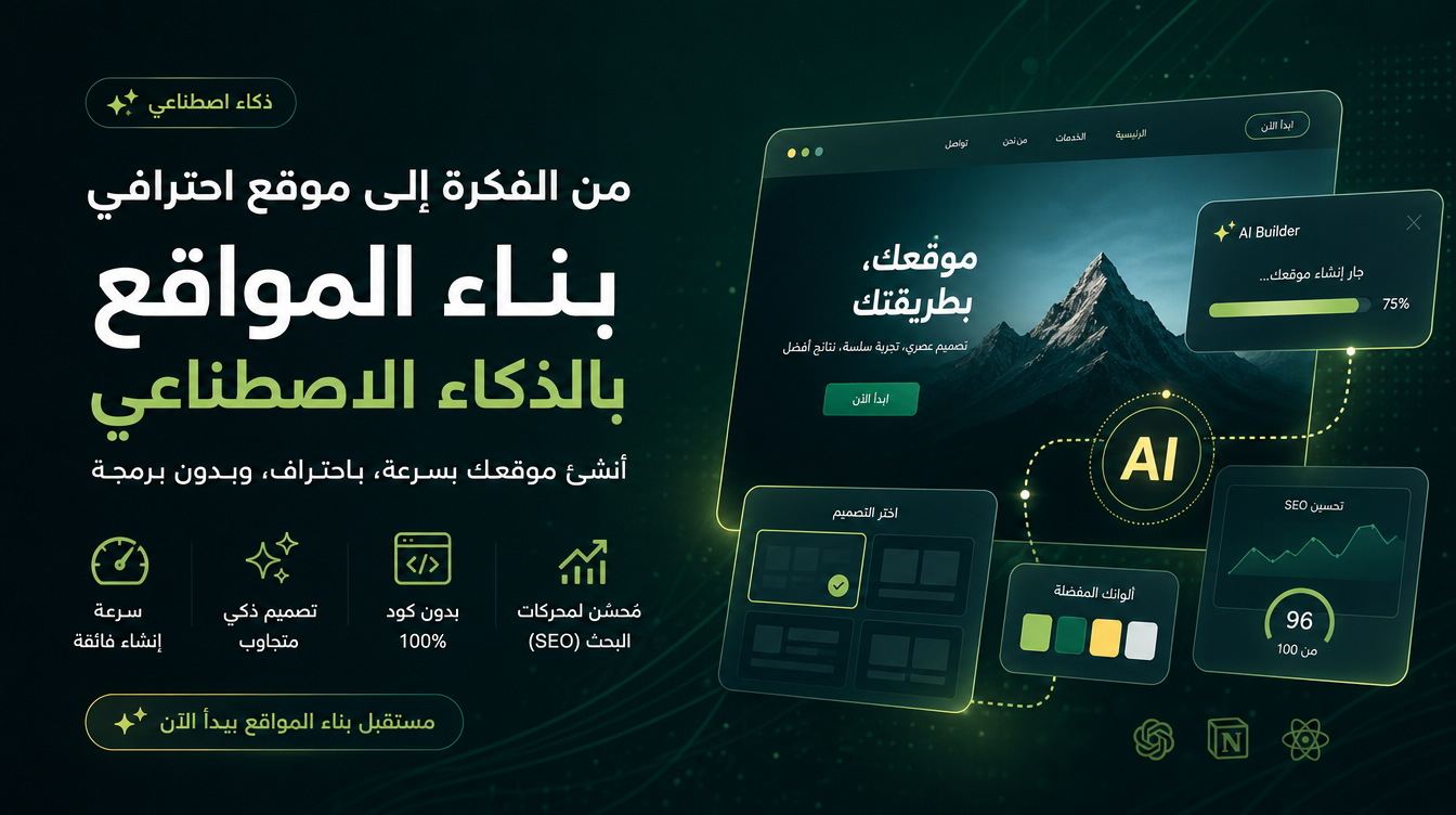 مهارة بناء موقع احترافي — نصوص وهيكل وSEO/AEO